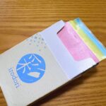 3色あぶらとり紙　彩 ダイソー 夏場の肌のベタベタ感をさらさらにするため